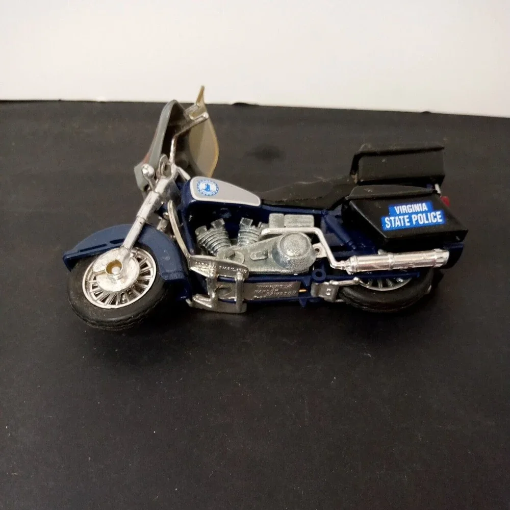 Vintage‎ Matchbox Harley Davidson Virginia Police Bike Motorcycle
